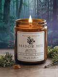 Shadow Veil Soy Candle | Oakmoss, Amber & Patchouli