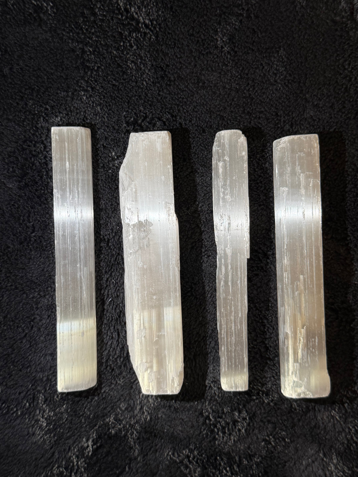 Selenite Wand – 4 Inch | Cleansing Crystal Wand for Energy & Meditation