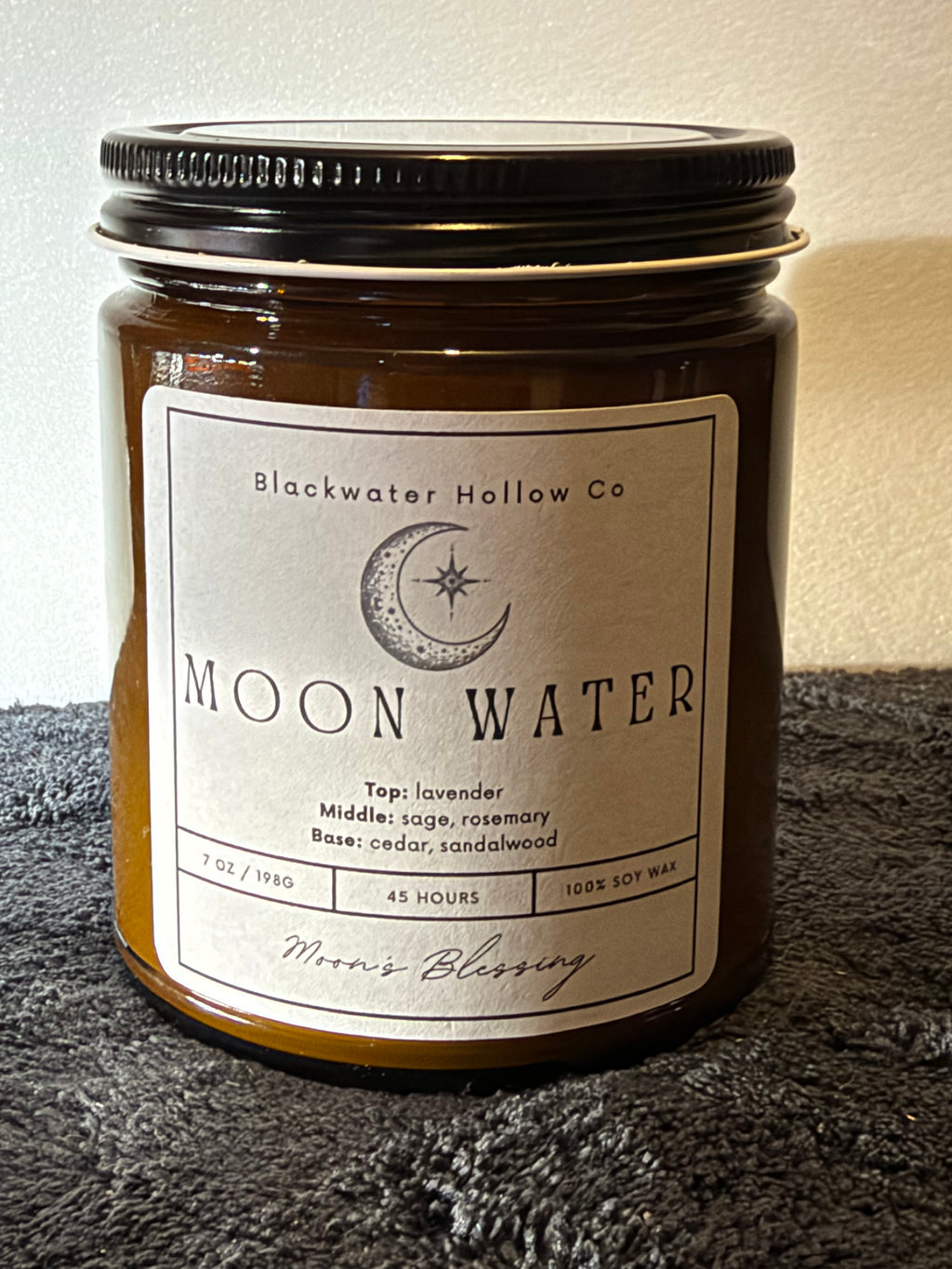 Moon Water Soy Candle | Lavender, Sage & Rosemary